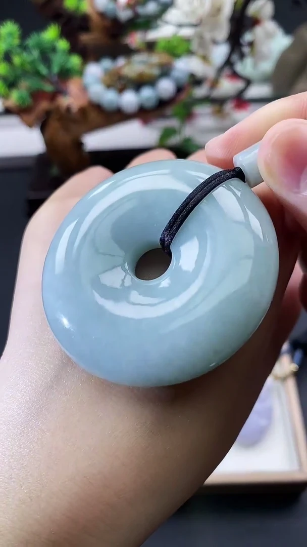 颈饰未镶嵌翡翠天然缅甸A货翡翠
