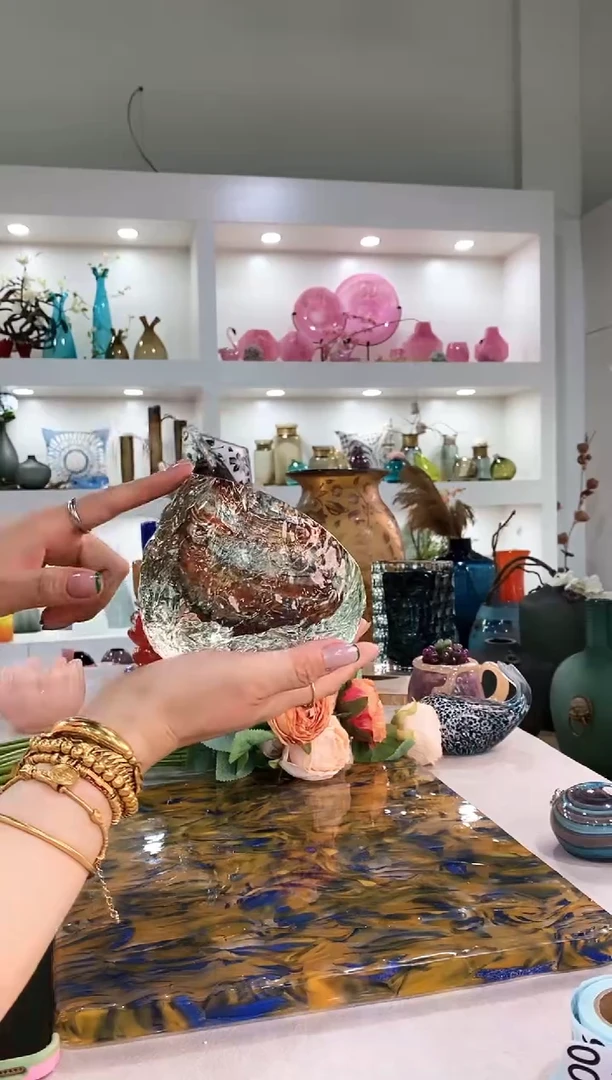 慕忆家手作琉璃花瓶