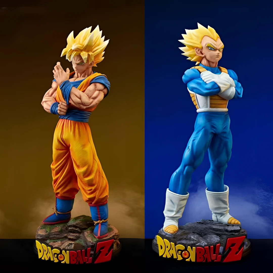 七龙珠 余震组合 悟空+贝吉塔雕像模型摆件
