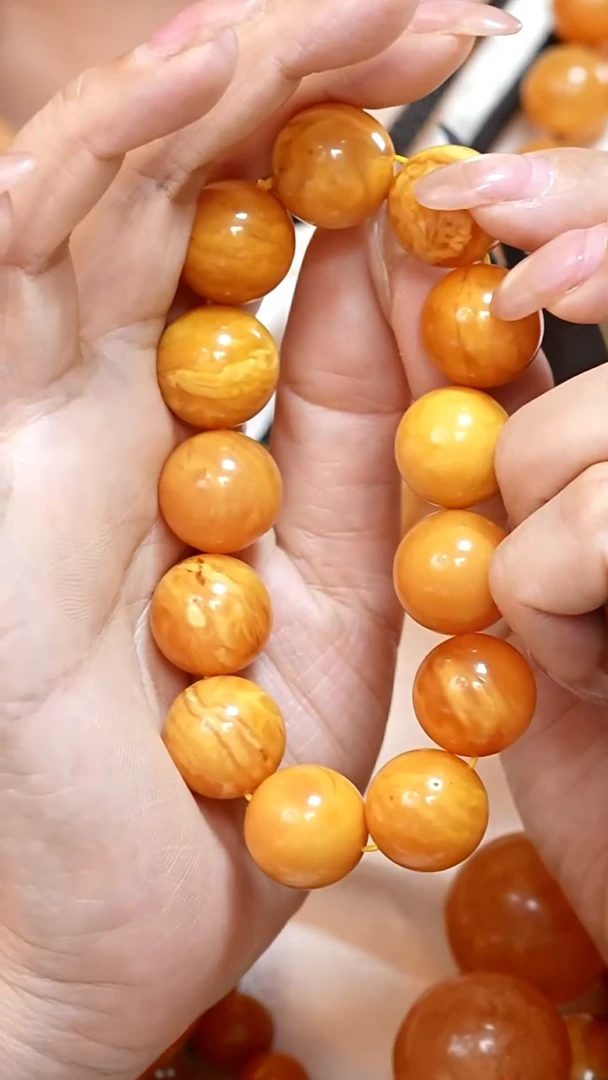蜜蜡颈饰未镶嵌7391天然蜜蜡珠宝奇石云端妖孽全部保真