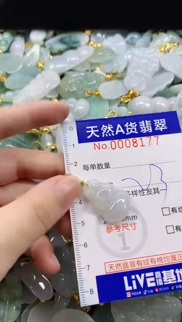 颈饰未镶嵌翡翠天然A货翡翠