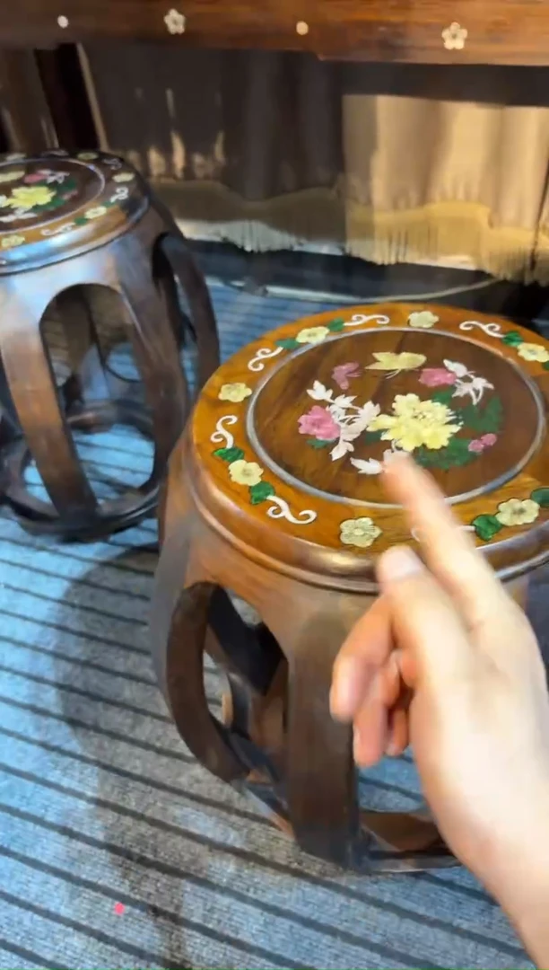 黄花梨鼓凳木木11