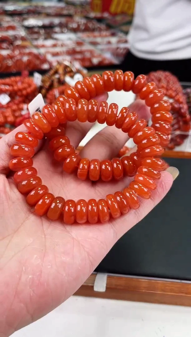 【闪购商品】南红玛瑙保山算盘珠手串14+未镶嵌（多样式发其一）