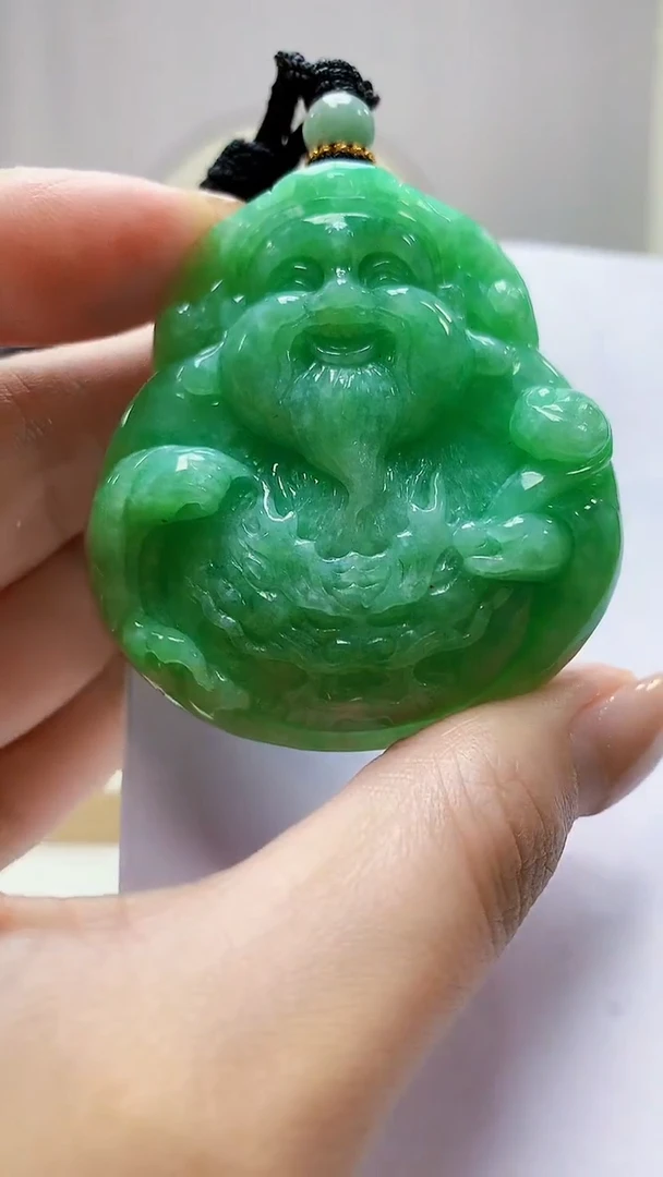 未镶嵌定制翡翠4829MM-毛货挂件59