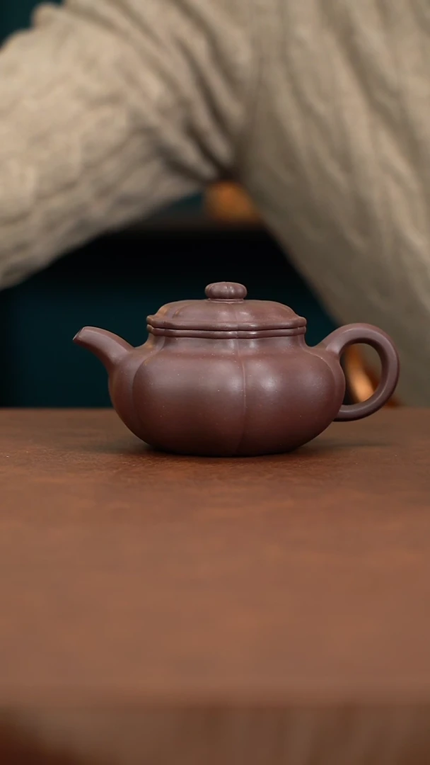 【闪购商品】紫砂茶壶叶坚葵仿古**AO15727