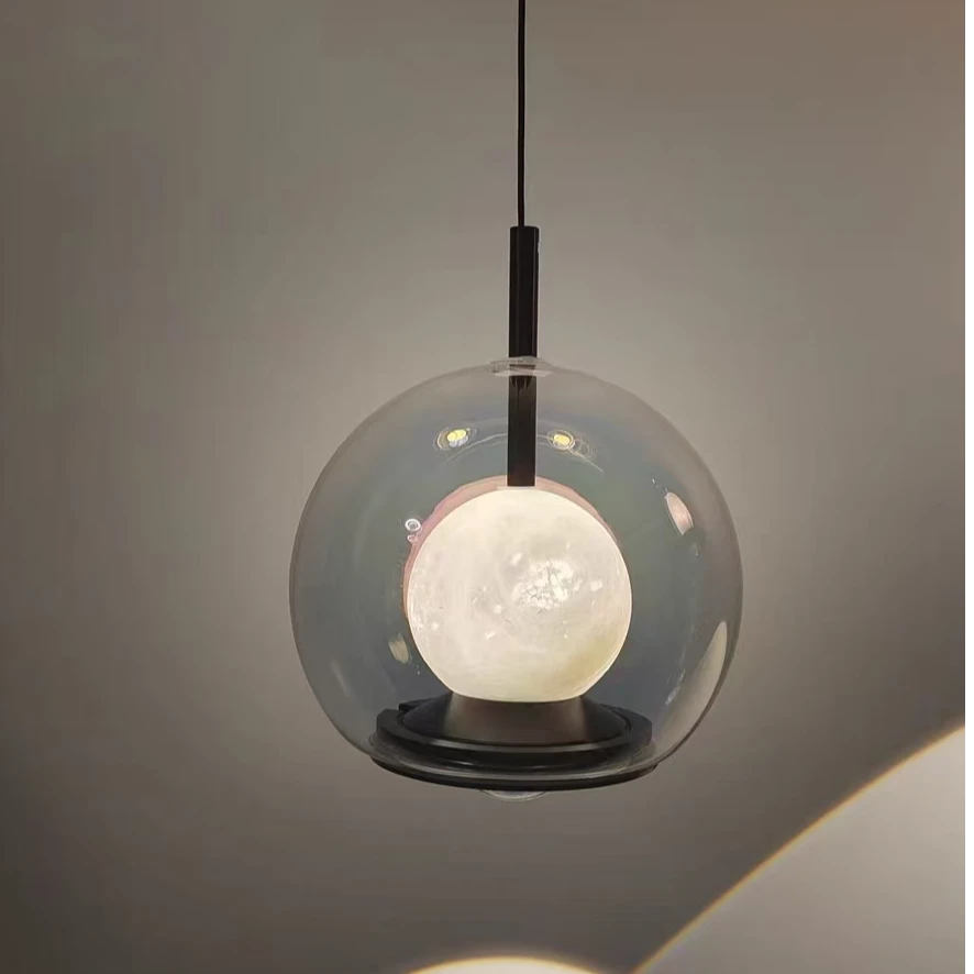 【凯纳优选】原品原创个性时尚设计师款西班牙云石中山高端小吊灯