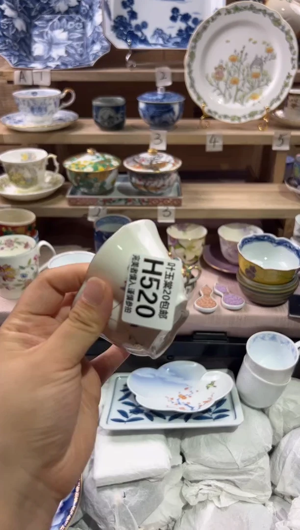 瓷片自**花               H520