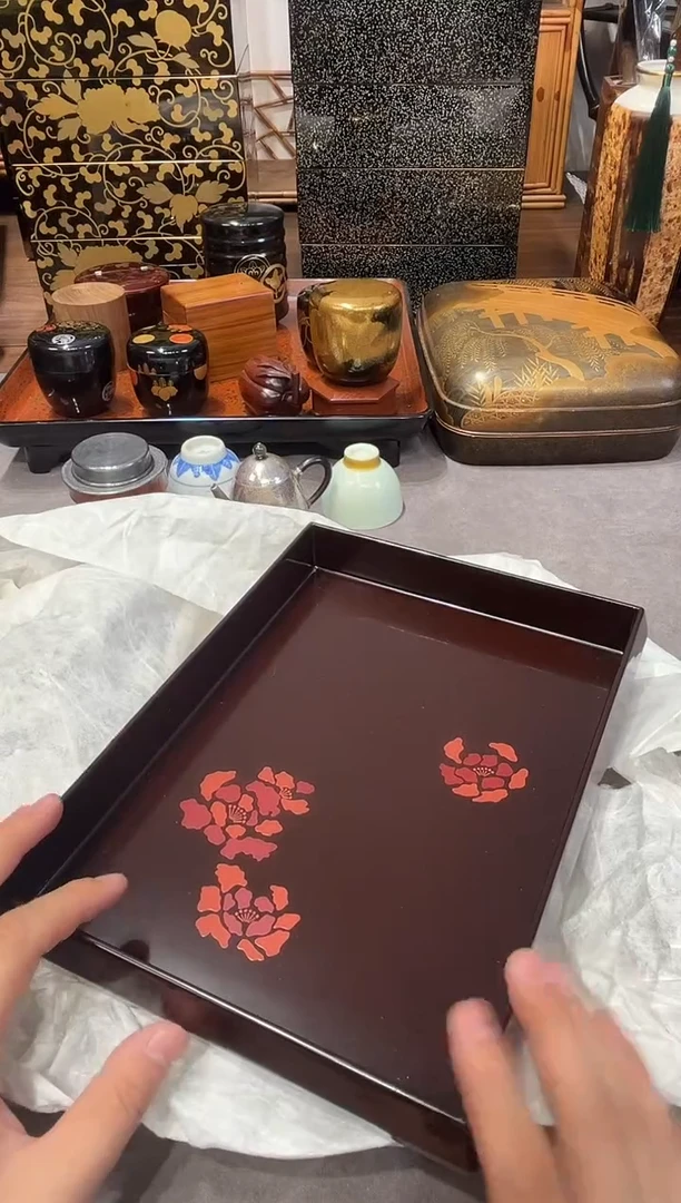 收纳盘   大漆漆器大漆漆器