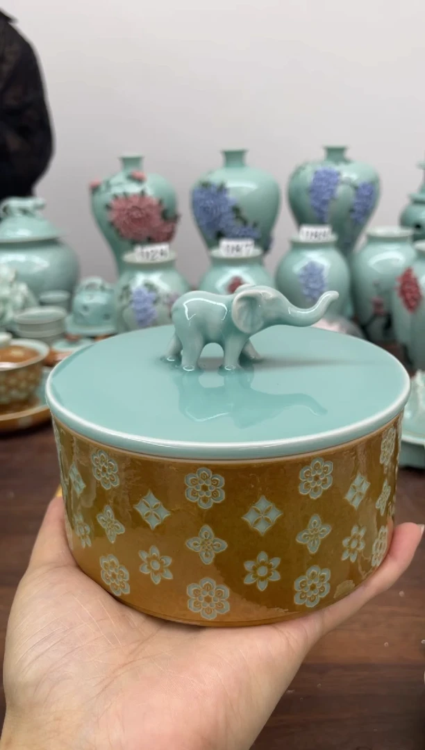 厘*特价青瓷 慧语瓷坊 微瑕