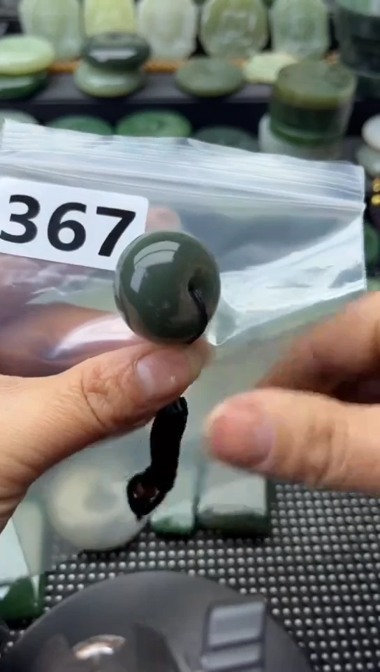 未镶嵌和田玉珠宝半成品扣子