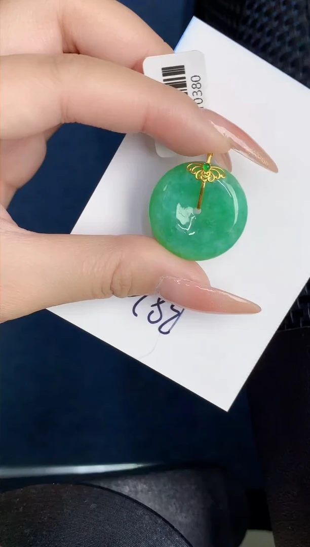 【闪购商品】翡翠颈饰18K金镶嵌000000000