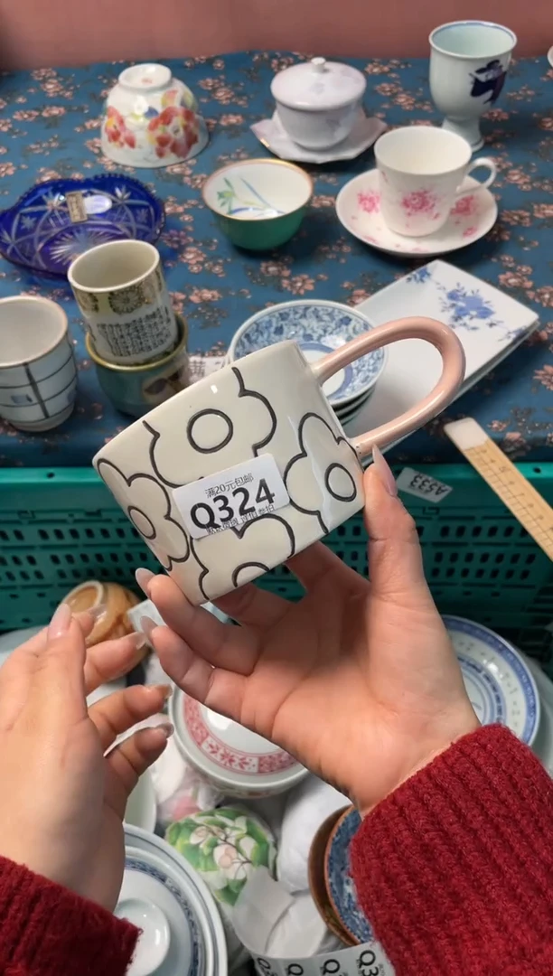 瓷片花**王瓷器瓷器Q324