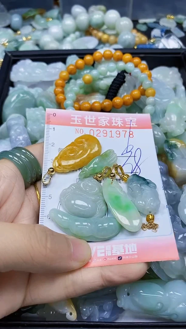 翡翠未镶嵌颈饰闪购0291978