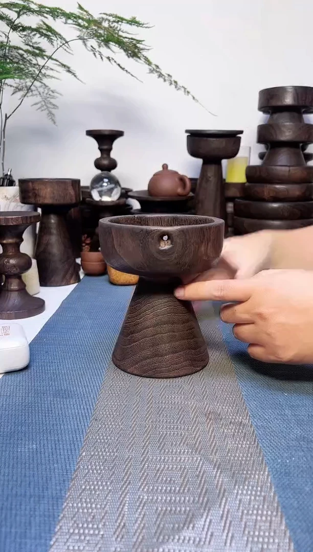 香樟木侘寂风碳化木器