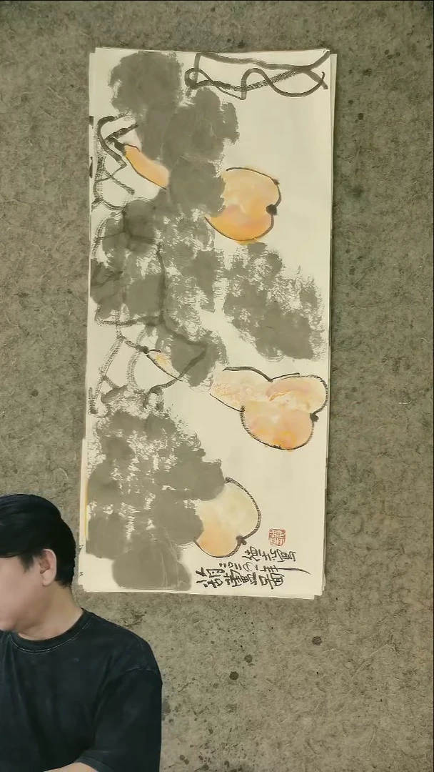 国画温德志老师国画禅意小品  28*65cm
