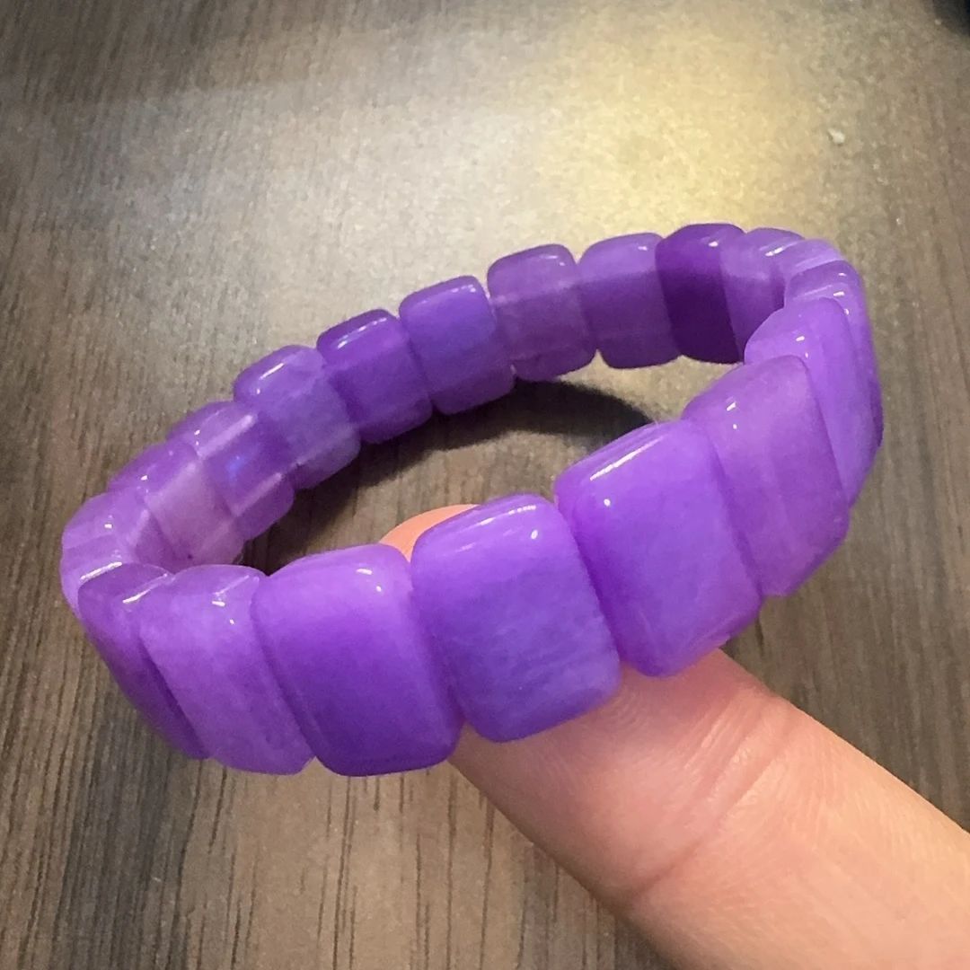 南非老料玉化薰衣草手牌经典时尚手串链款