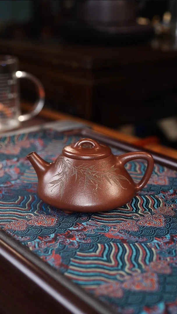 茶壶紫砂石瓢中槽清