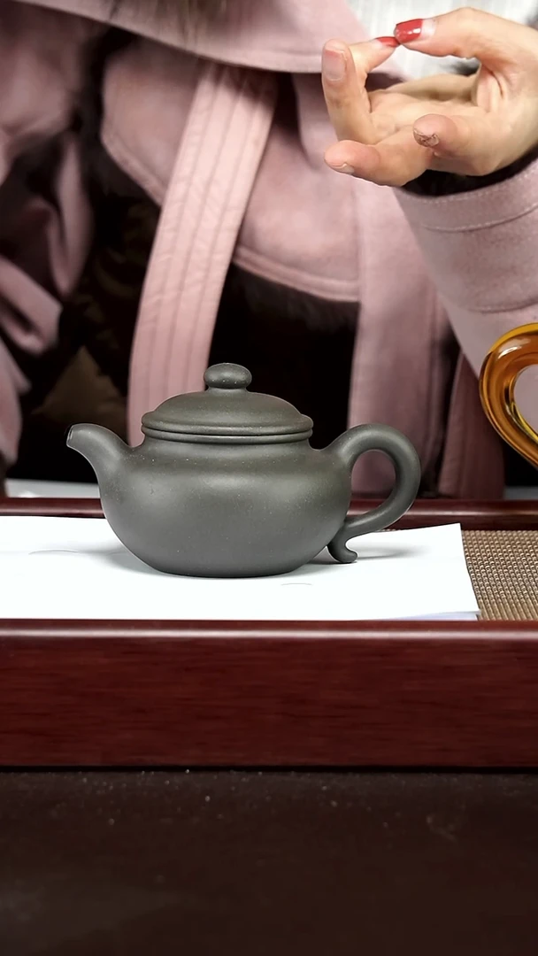 【闪购商品】紫泥茶壶天青200毫升