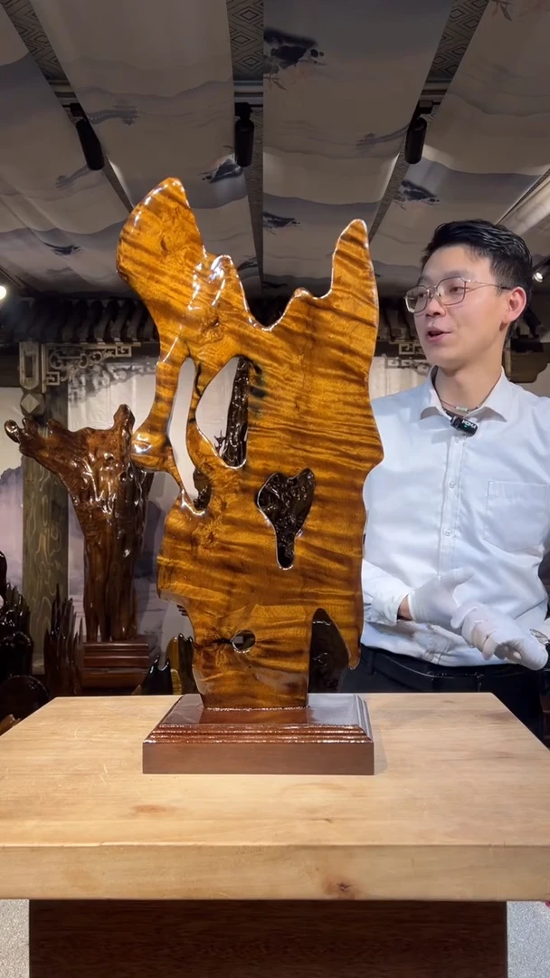 【闪购商品】金丝楠金丝楠小叶桢楠摆件62-23-16