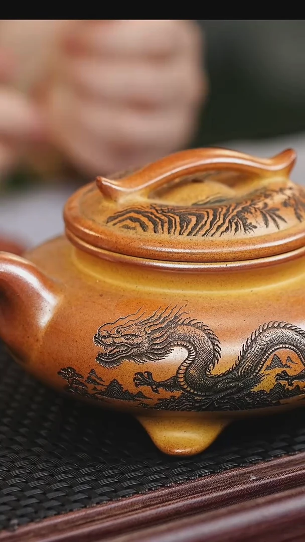 茶壶紫砂宜兴原矿紫砂作品
