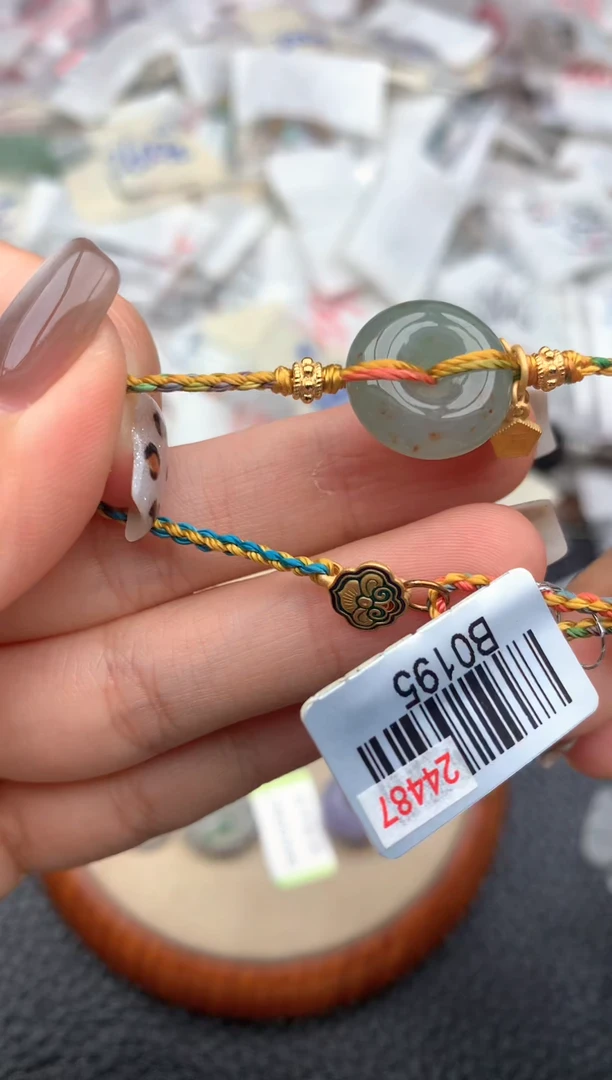 银S925镶嵌挂件翡翠—