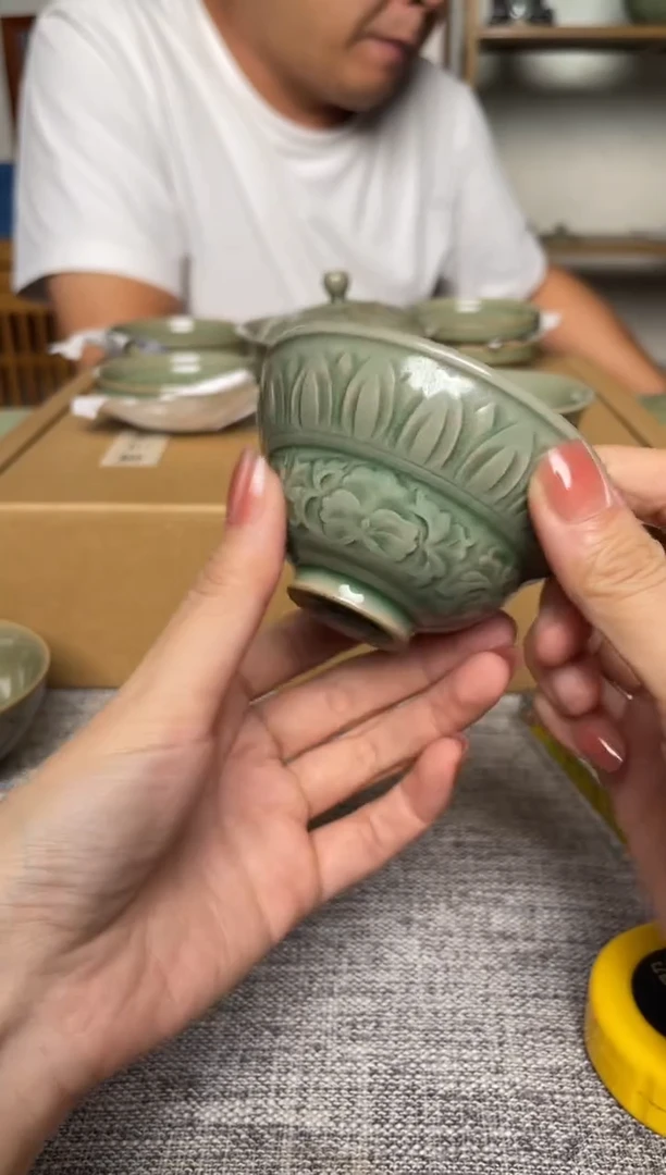 瓷器378王晓娜纯手工葫芦杯