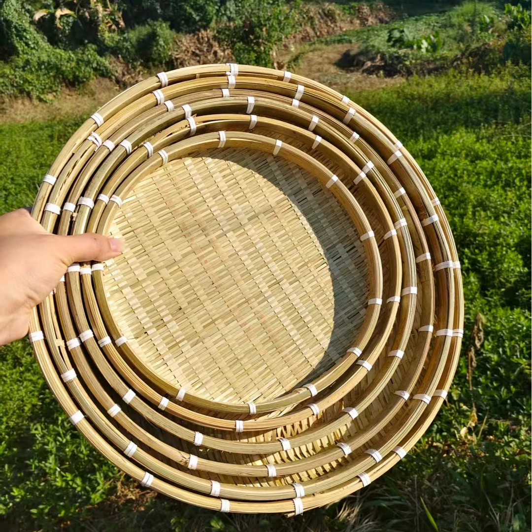 手工青皮工艺手艺晾晒盘圆盘