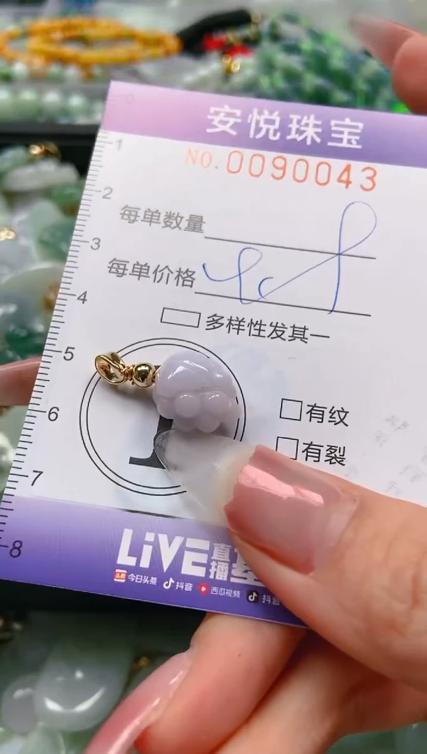 【闪购商品】翡翠颈饰未镶嵌闪购0090043