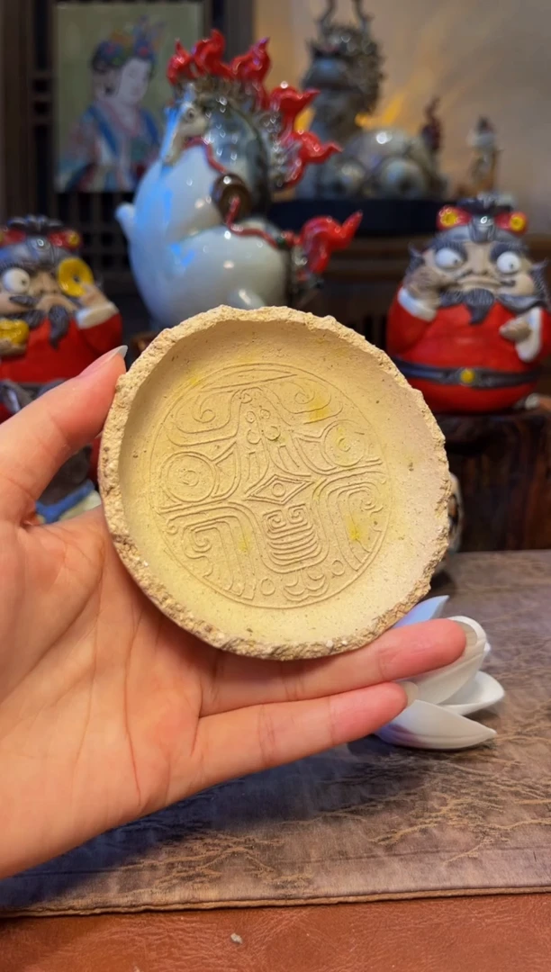 瓷片设计师手工手作款