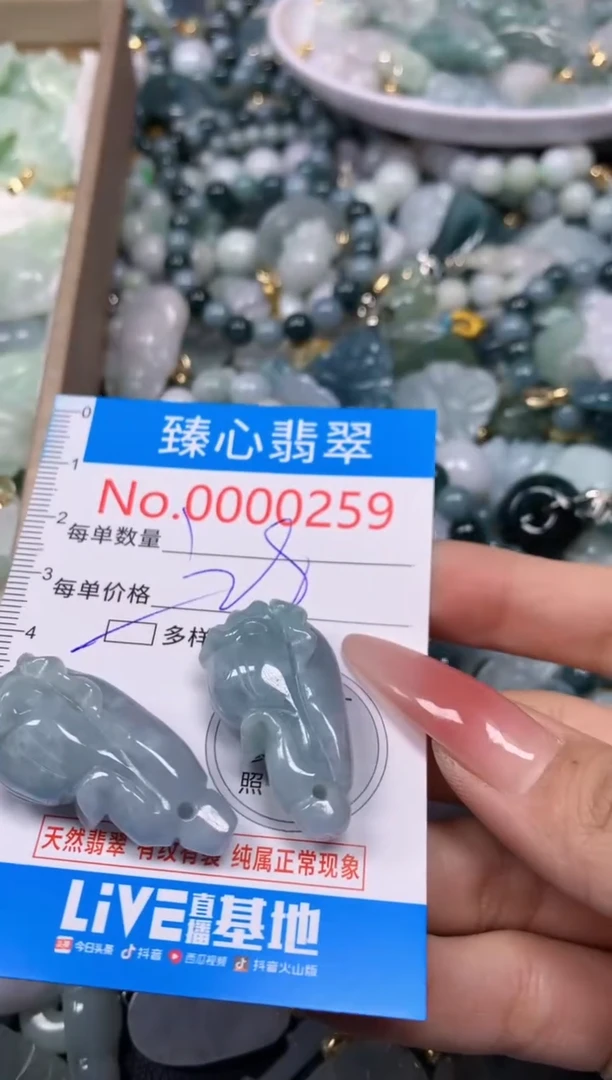 【闪购商品】翡翠颈饰未镶嵌含绳000259