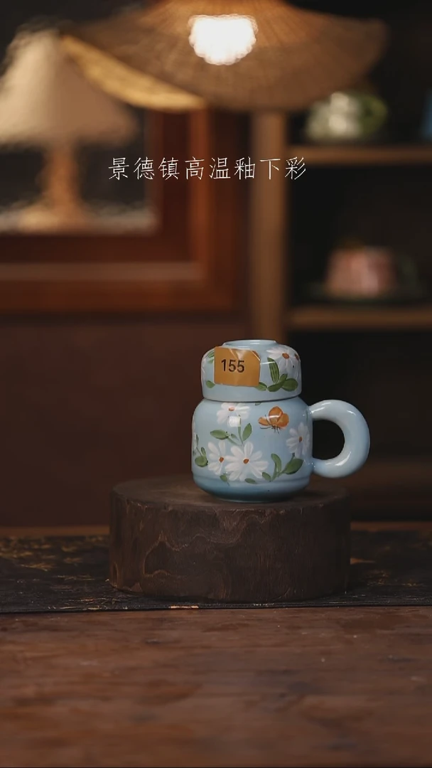 陶瓷景德镇高温釉下手绘陶瓷155
