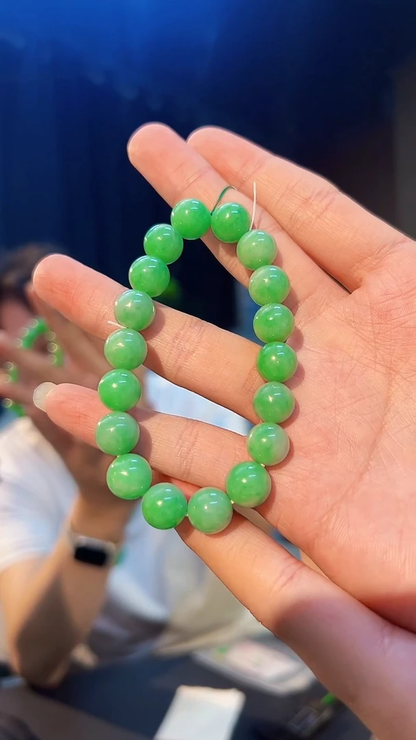 未镶嵌手串翡翠缅料A货/支持复检/一件
