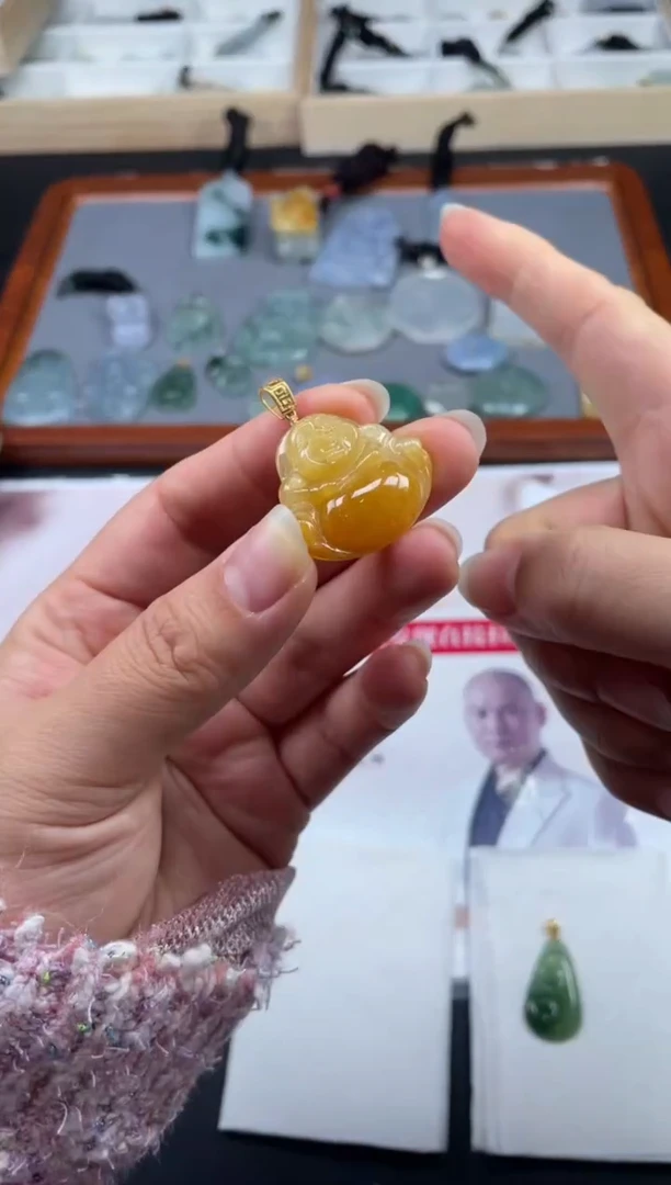 【闪购商品】定制翡翠18K金镶嵌01-17HDJT0133010