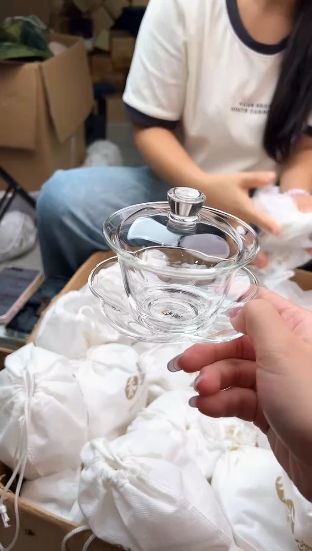 禾墨舒文盖碗透明色