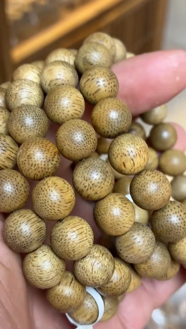 沉香手串 文莱圆珠单圈1.1+多样性发其一