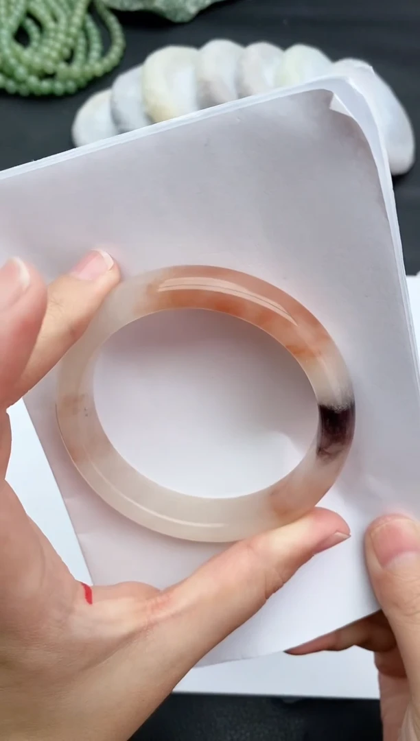 未镶嵌手镯石英质玉194+60.4