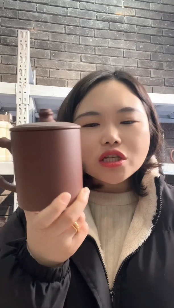 【闪购商品】紫砂茶杯紫砂盖杯直升筒