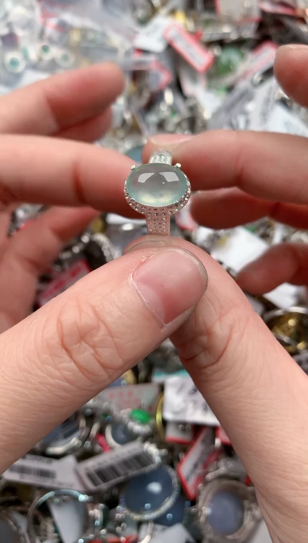 未镶嵌戒指翡翠777----7