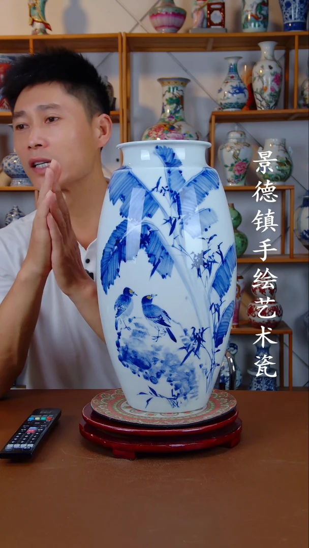 现代景德镇手工手绘陶瓷摆件19