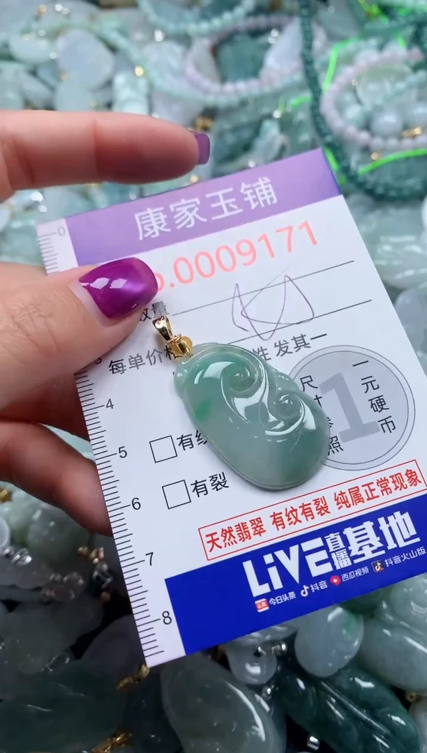 颈饰未镶嵌翡翠9171