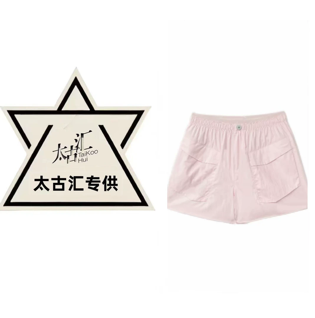 夏日必穿短裤时尚宽松裤子夏季设计感大口袋a字版轻薄高级裤C5254