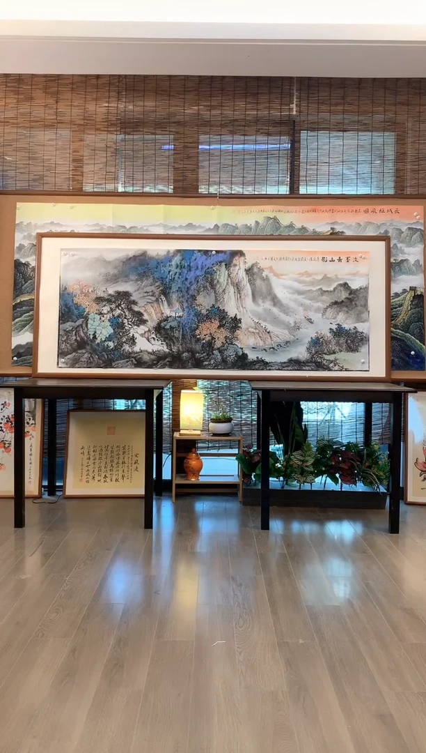 国画画芯纯宣纸纯手绘180*70cm