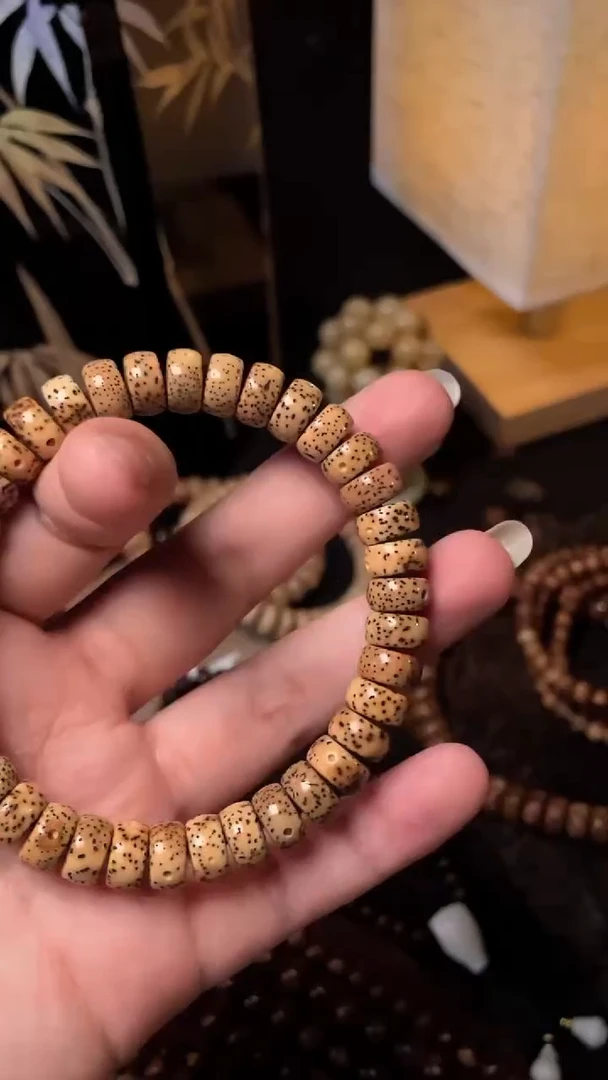 手串星月菩提精工级陈籽9.5*5药片手串（B）