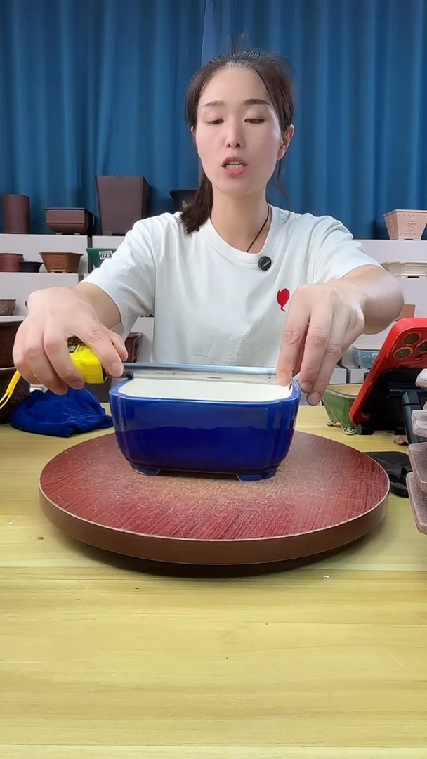 紫砂花盆花盆浅草紫砂花盆