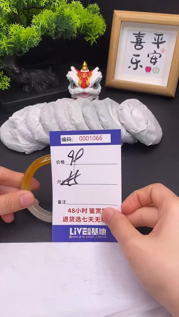 未镶嵌手镯翡翠0001066