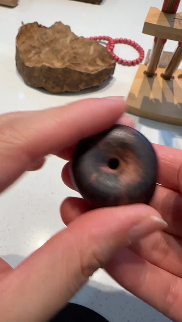 降真香吊坠缅甸小叶降真香平安扣吊坠