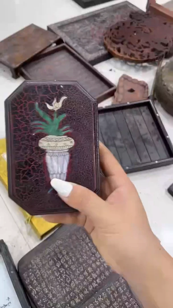 木忆沐铜茶具茶架1