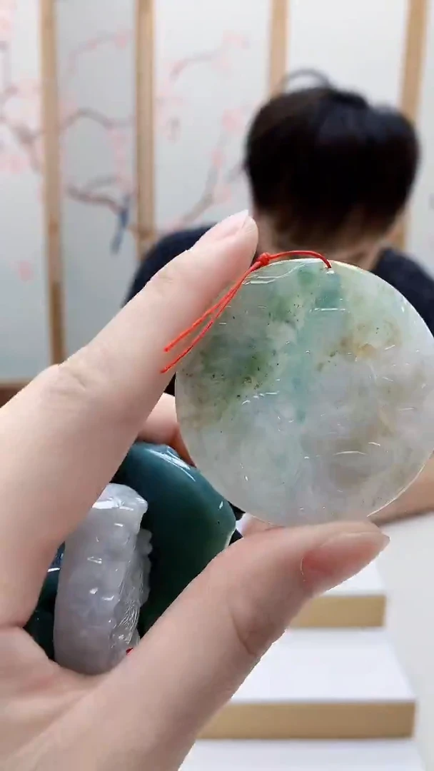 颈饰未镶嵌翡翠4868ry-jj挂件34