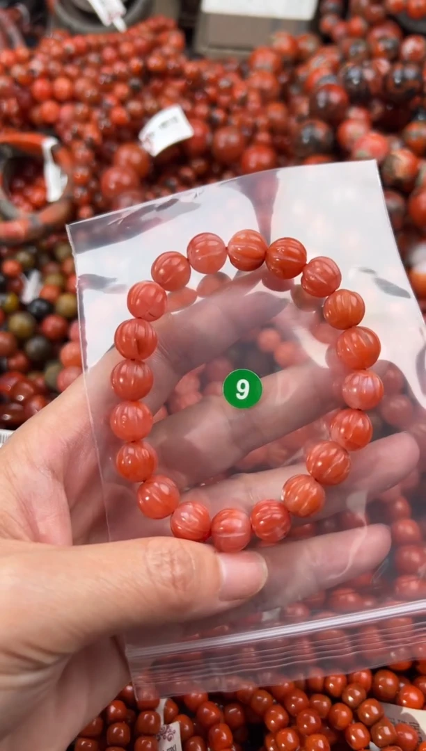 未镶嵌手串南红玛瑙10+