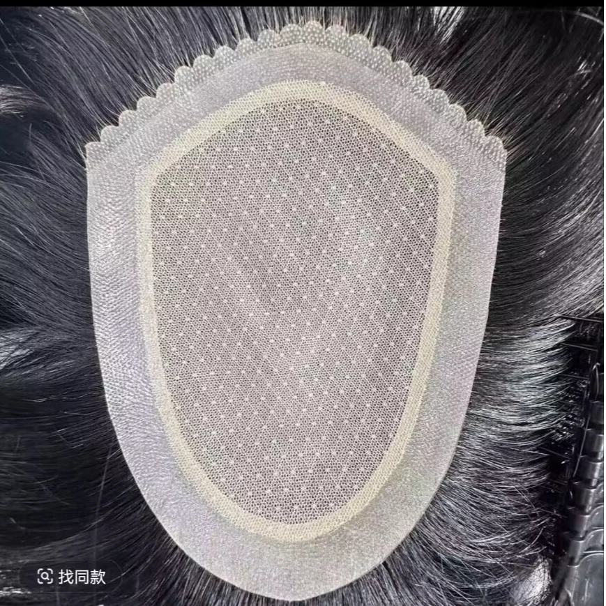 前额肤化票扣发际线仿真头皮递针头皮全真发隐形发际线影视级真发